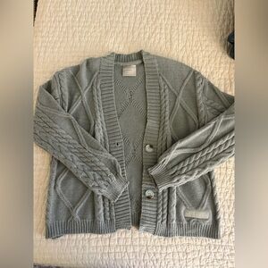 Taylor Swift Official Tortured Poets Department Gray Cardigan